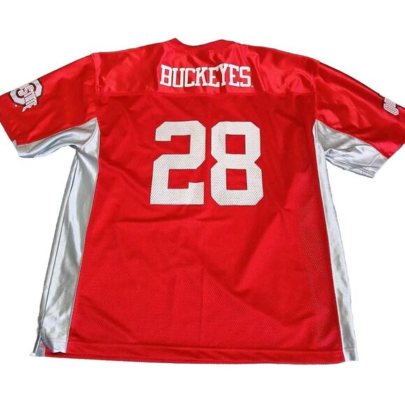 NCAA Other - Ohio State Buckeyes Jersey Men XL Red Mesh Football OSU 28 NCAA KA Inc Team Gear